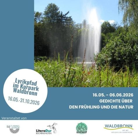 Lyrikpfad Waldbronn: Gedichte über den Frühling und die Natur Lyrikpfad Waldbronn: Gedichte über den Frühling und die Natur