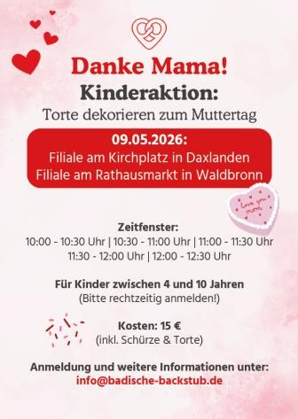 Danke Mama! -Kinderaktion Danke Mama! -Kinderaktion