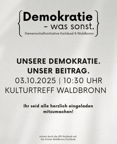 Für unsere Demokratie Für unsere Demokratie