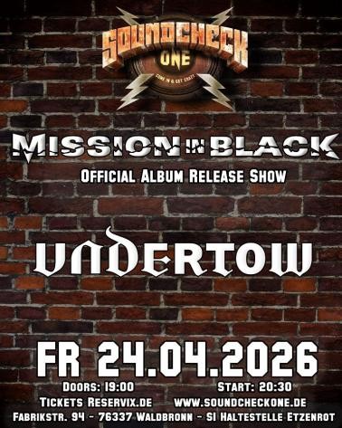 Mission In Black + Undertow Mission In Black + Undertow